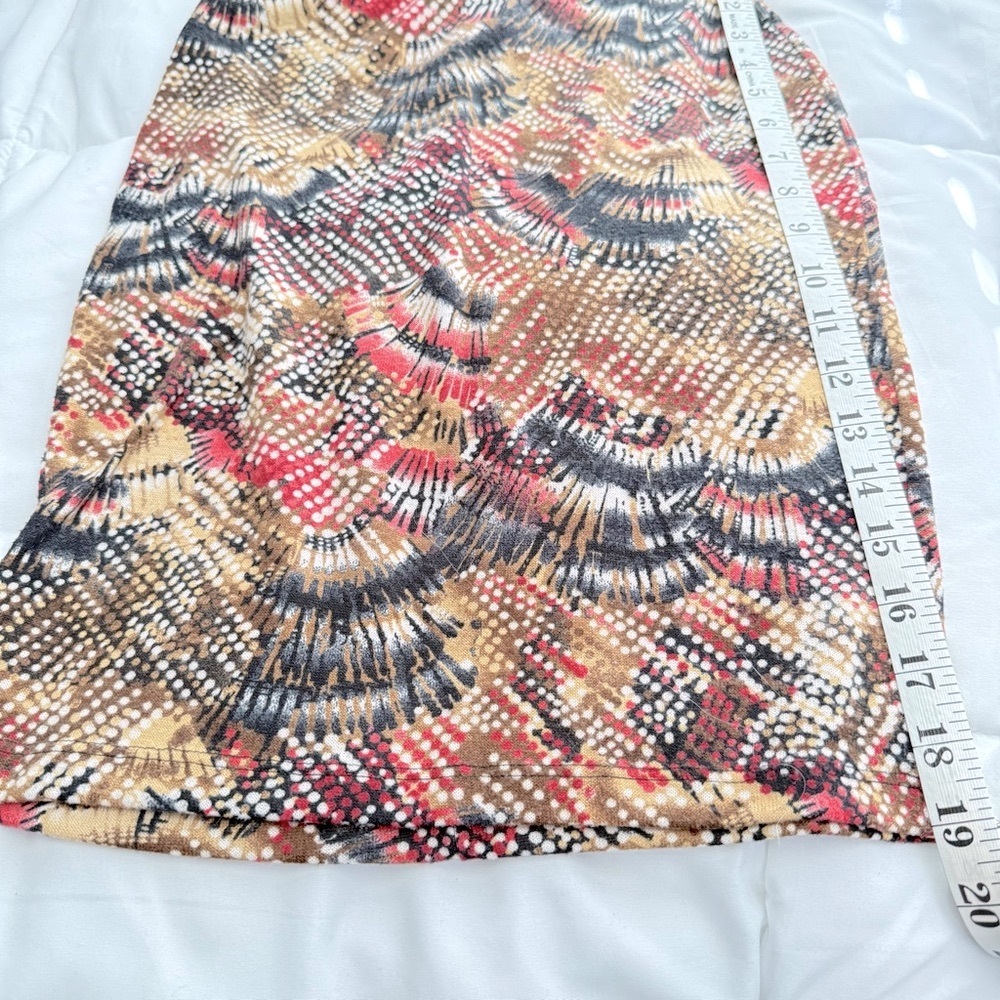 Multicolor Patterned Women's Skirt - Picture 5 of 5